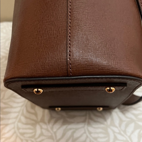 Dooney and Bourke Brown Leather Bucket Bag - Picture 6 of 16